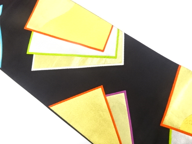 JAPANESE FUKURO OBI / WOVEN SHIKISHI PATTERN